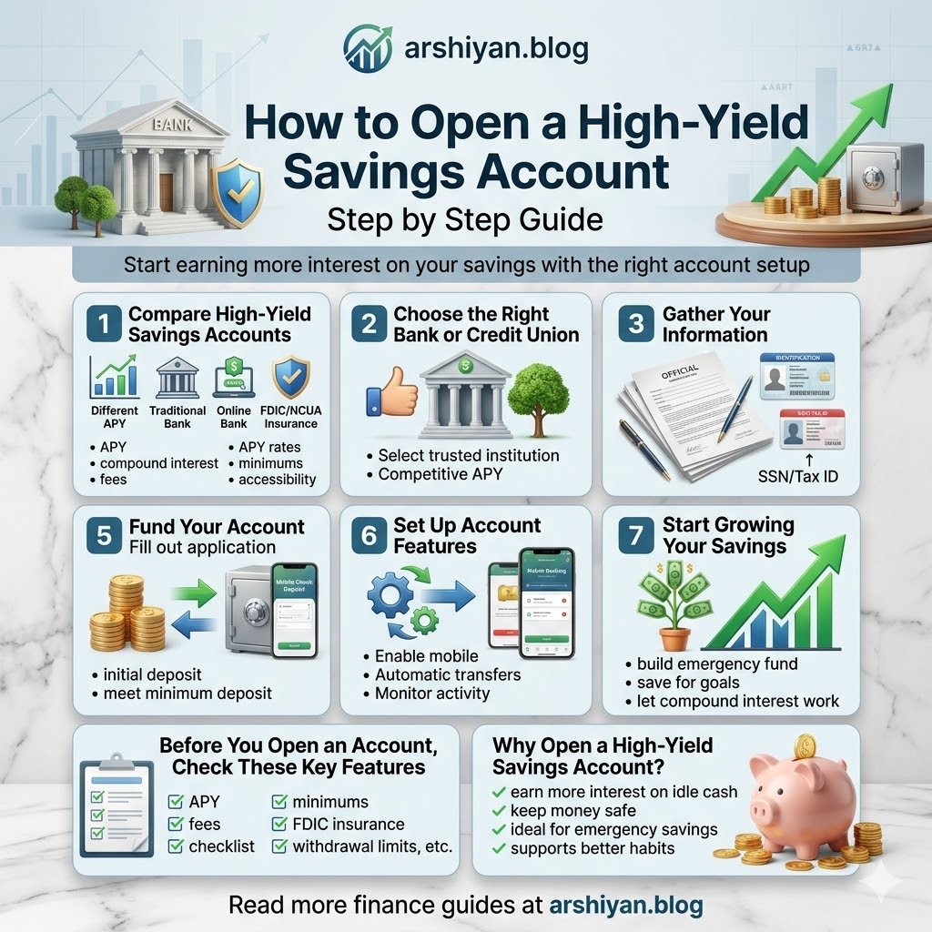 How to Open a High-Yield Savings Account (Step by Step)