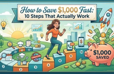 How to Save $1,000 Fast: 10 Steps That Actually Work