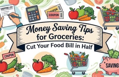 Money Saving Tips for Groceries: Cut Your Food Bill in Half