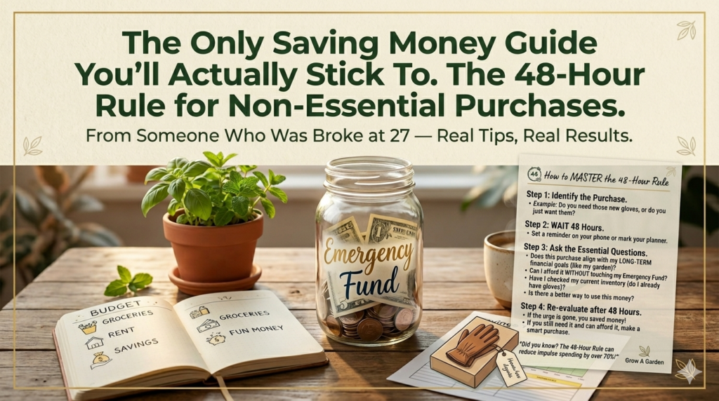 The 48-Hour Rule for Non-Essential Purchases