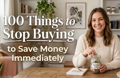 100 Things to Stop Buying to Save Money Immediately