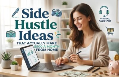 Side Hustle Ideas That Actually Make $500 a Month From Home